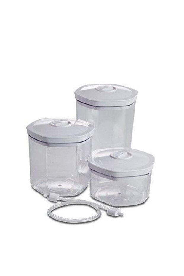 SOLIS Vacuum Packaging Containers 3 pcs Transparent - 4