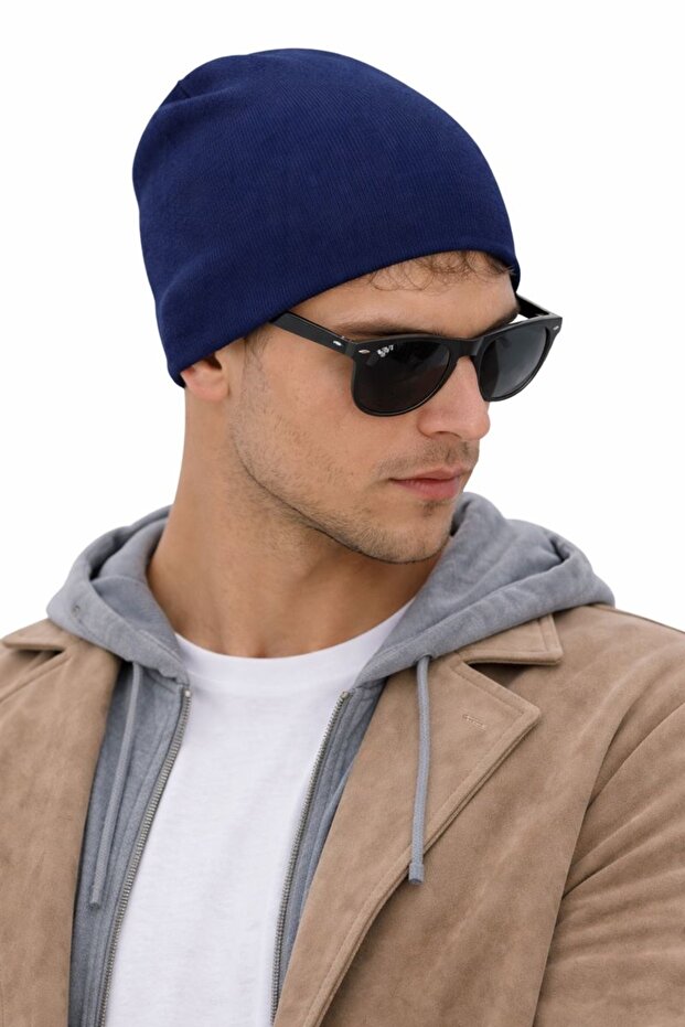 Winter Men's Beanie Basic - Plain Winter Model - 1