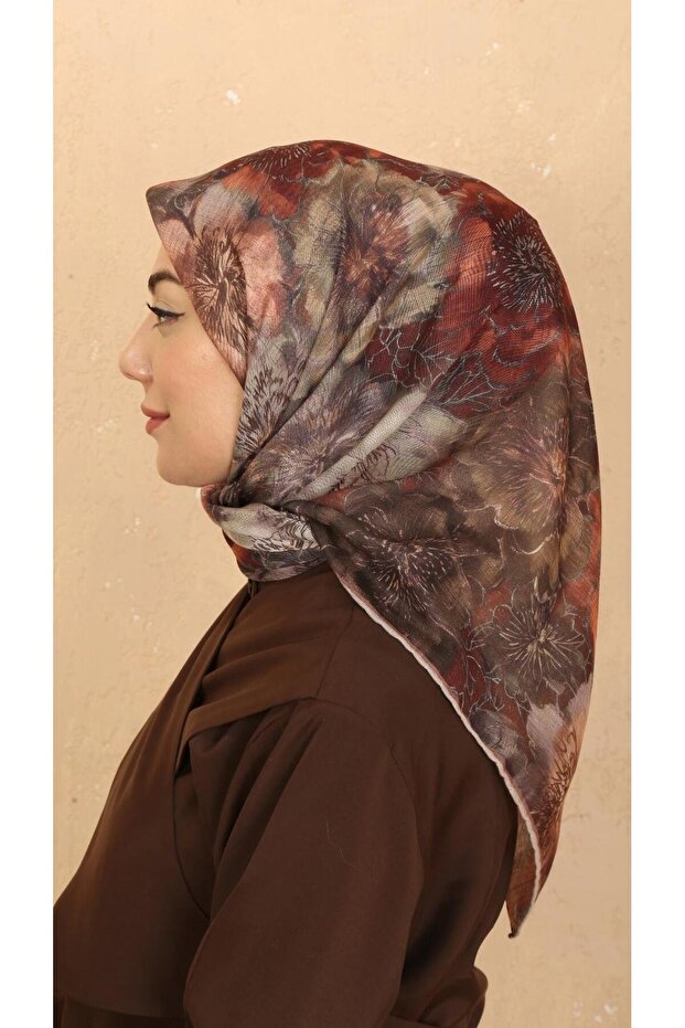 Soft Pamuk Eşarp Taba - 4