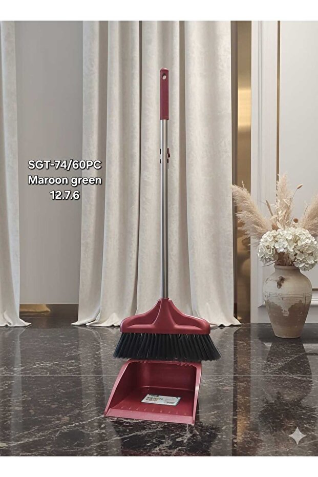Standing Broom and Dustpan Set