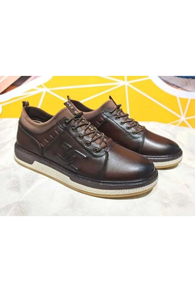 Dr. Relax Genuine Leather Men's Stretch Fabric Shoes Ckr01020 - 41