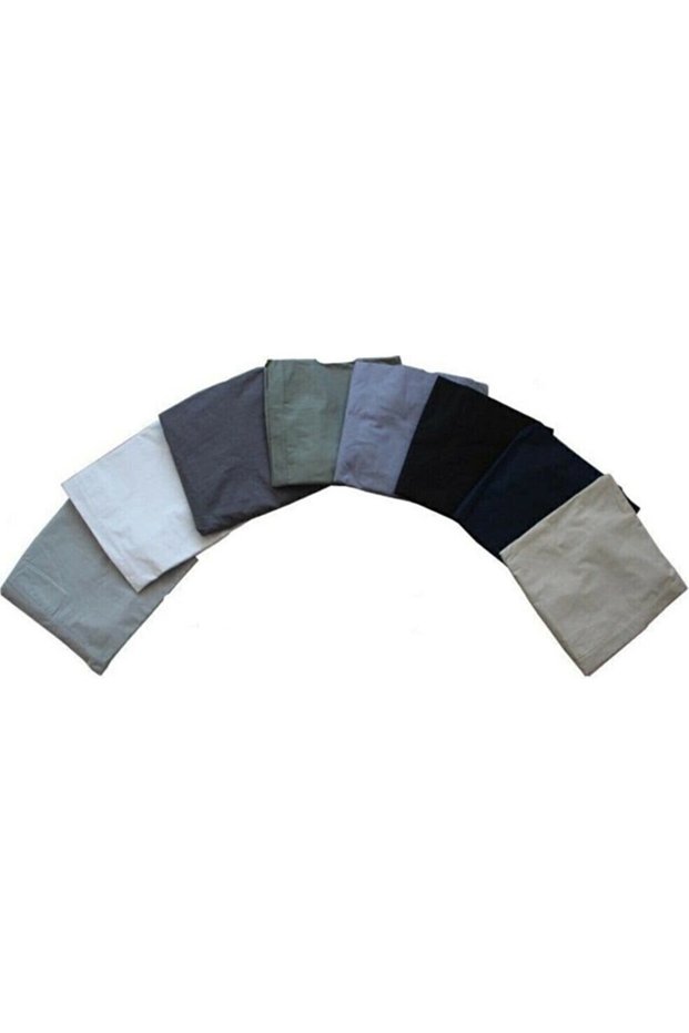 Linen Shalwar Trousers, Cream Color, Size 4, Elastic Waist, for Hajj and Umrah, Loose Comfortable Pants,