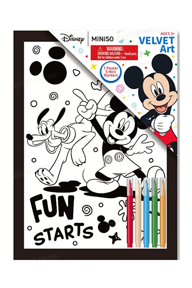 Mickey Mouse Lisanslı Boyama Seti - 6