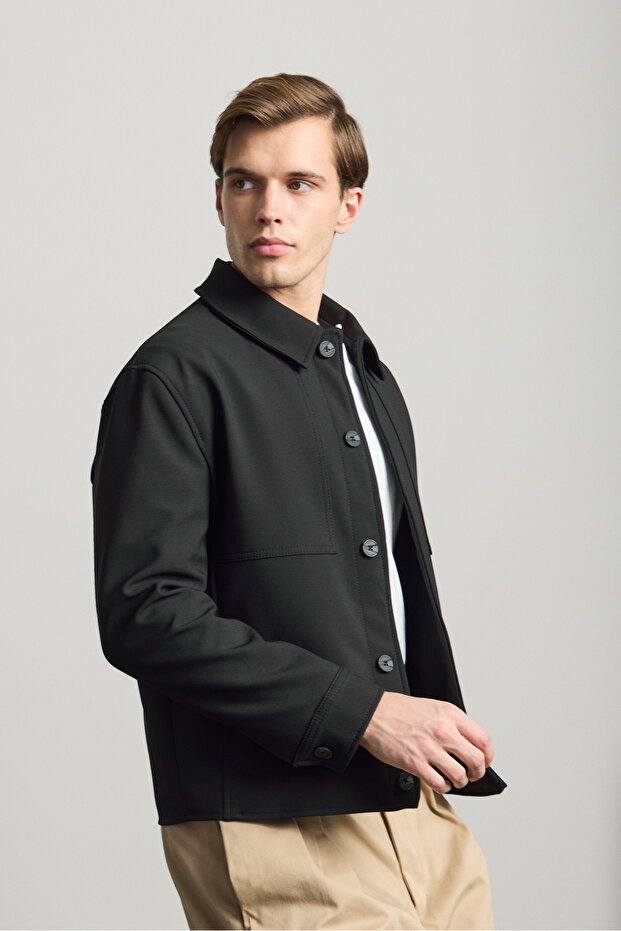 Men's Soft Textured Jacket - 5