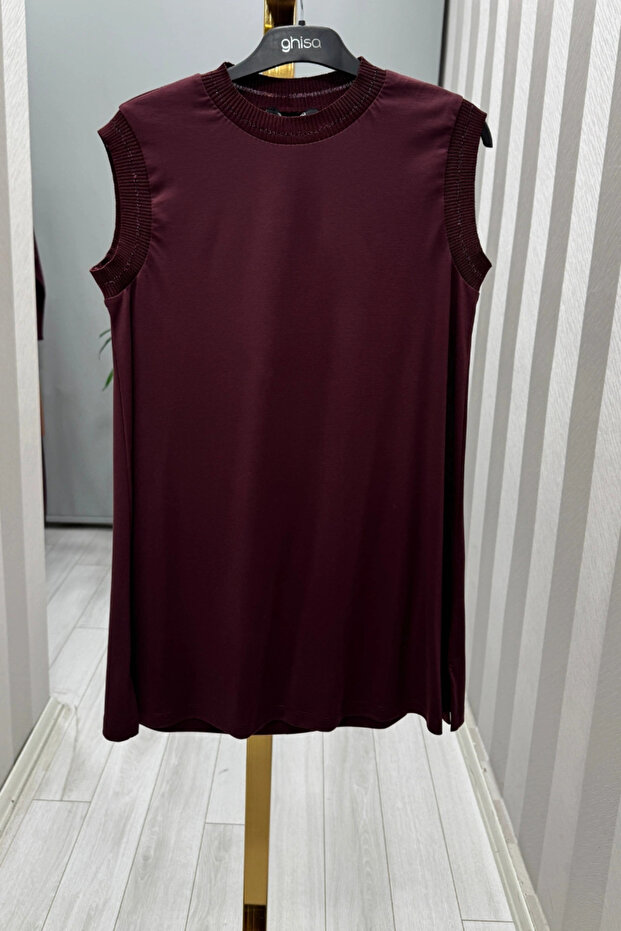 Kolsuz Tunik Mürdüm GSBASİC4677 - 1