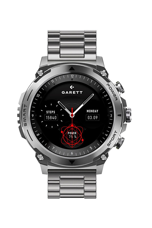 Ceas inteligent Atom Steel Silver - 3