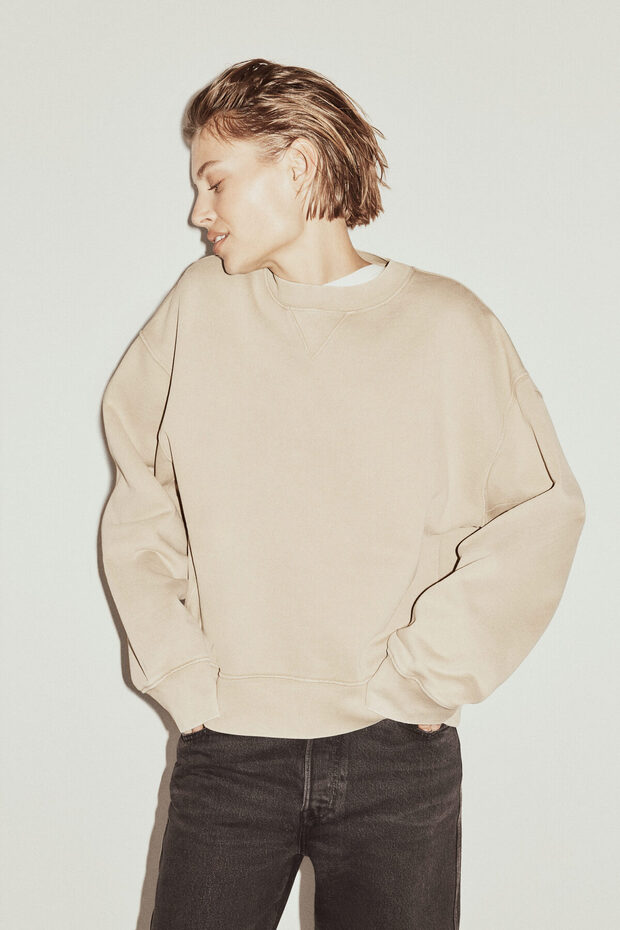 Pamuklu Sweatshirt - 1