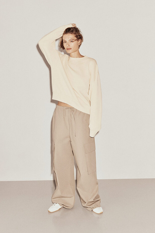 Pamuklu Sweatshirt - 1