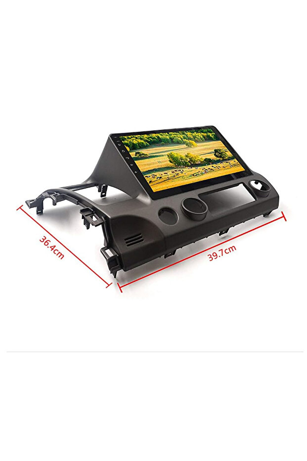 Car GPS Navigation 10.1″ 2 Din Android 8.1 Quad-Core HD 1024×600, 16 GB, BT, Rear View