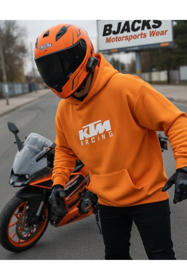 Ktm Iconic Orange Hoodie – Street Style and Racing Spirit Combined