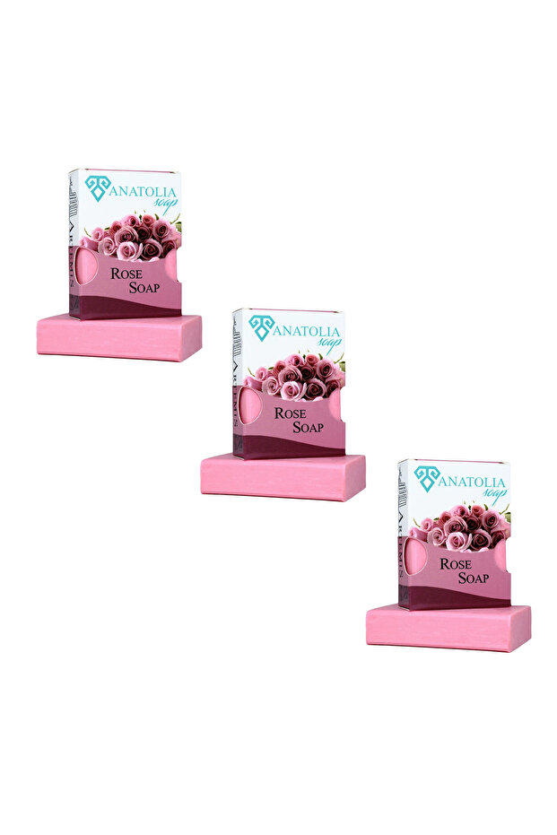 Rose Soap with Rose Petal Extract Aromatherapy Moisturizing Skin Nourishing Purifying Natural Soap