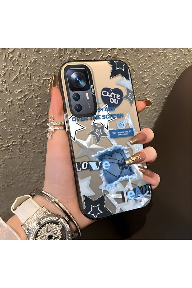 Mi 12t Compatible American Retro Collage Style Pattern Anti-Shake Protection