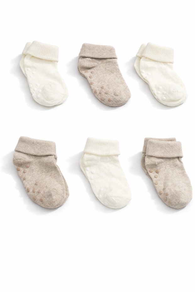 6-Pack of Baby Anti-Slip Socks