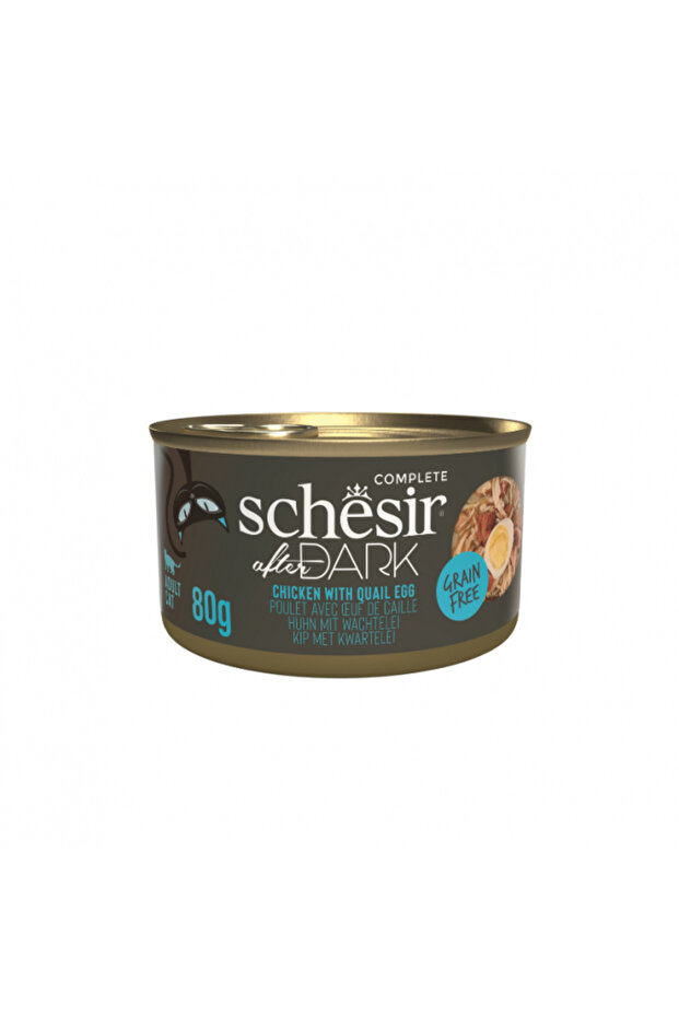 After Dark Wholefood In Broth for Cat Chicken With Quail Egg 80gm