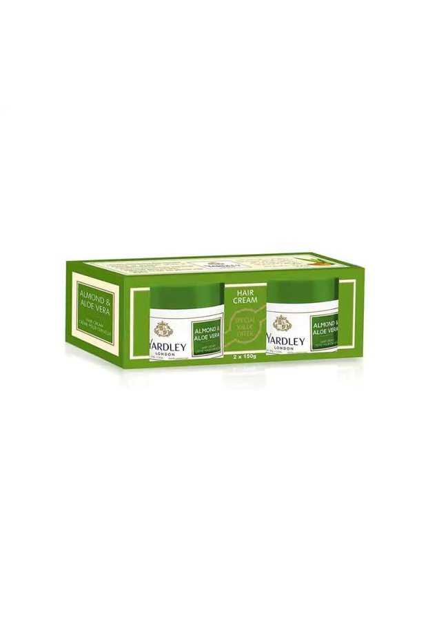 London Almond and Aloe Vera Hair Cream for Glossy and Shiny Hairs- 2X150gms