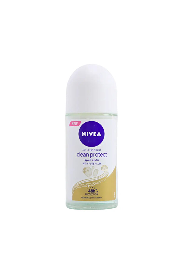 Clean Protect Anti-Perspirant Roll-On with Pure Alum- 50ml
