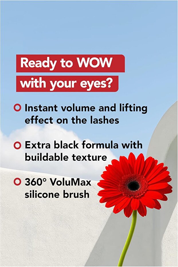 Volume Up Mascara Black, Silicone Brush, Intense Black Pigments, Volume & Lifting Effect Buildable - 6
