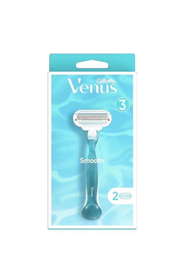 Venus Smooth 3 Blades Razor- Blue
