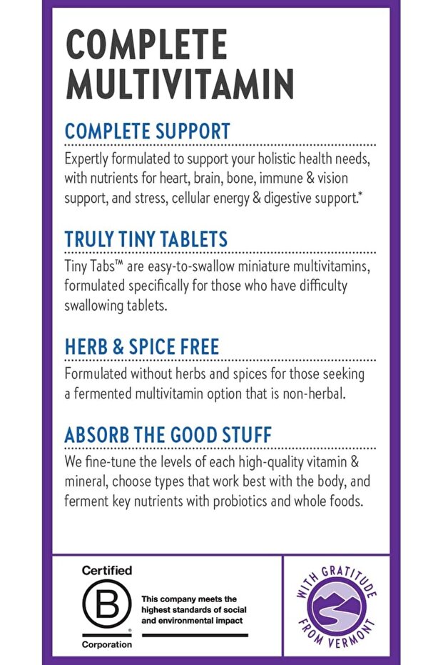 أقراص صغيرة متعددة الفيتامينات تحتوي على أكثر من 20 عنصرًا غذائيًا - 4