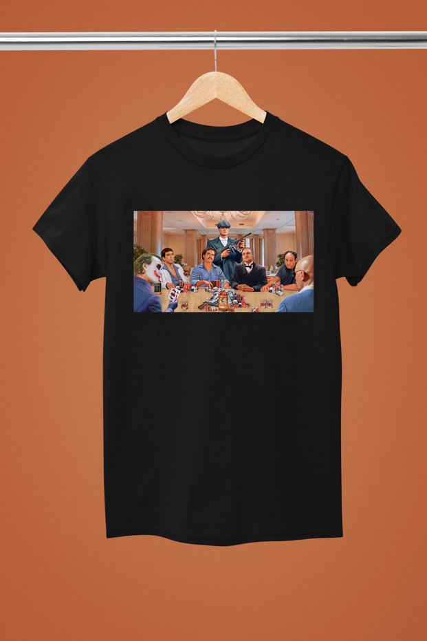 Pablo Escobar Printed Cotton Short Sleeve Regular Fit T-Shirt