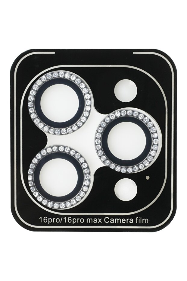 BP Rhinestone 2in1 Screen & Camera Protector for iPhone 16 Pro Max - 2