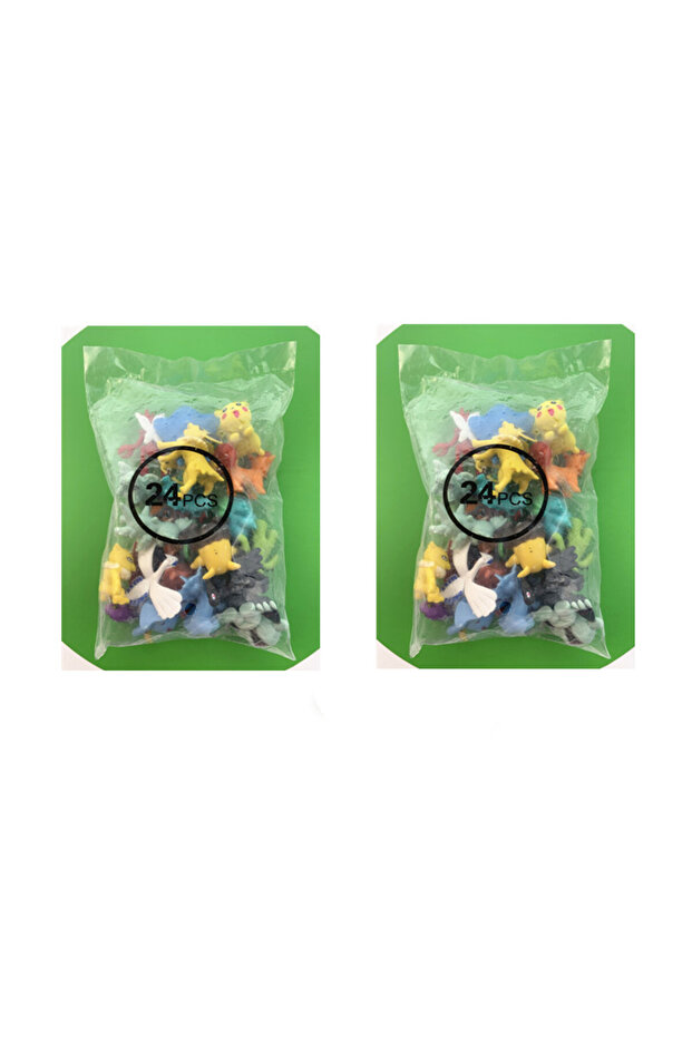 48 pcs random 24-144pcs Pokemon Figure Set Anime Action Mini Small Toy bag Collection Monster Elf b