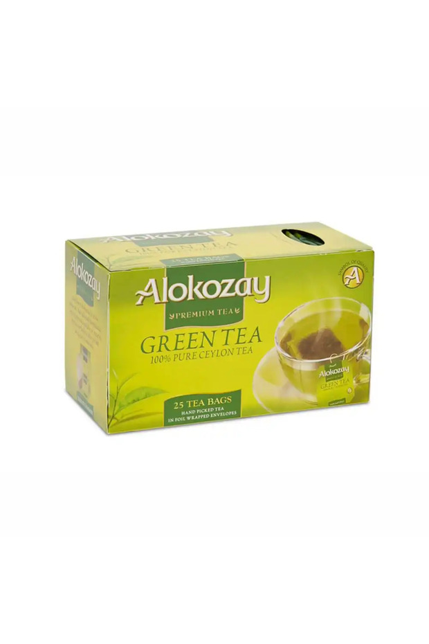 Premium Green Tea 100percent Pure Ceylon Tea Bag- 25 Tea Bag