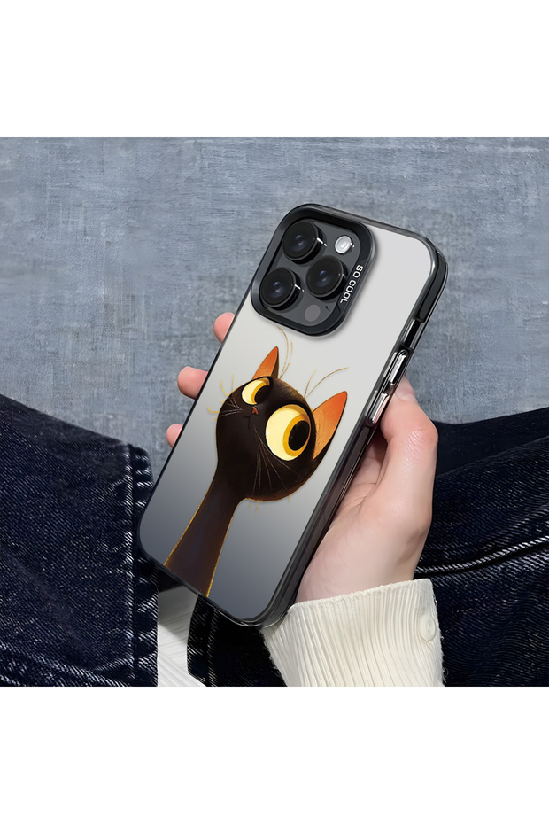 حافظة سيليكون رفيعة مقاومة للصدمات بنمط قطة لطيفة متوافقة مع Poco X7 5G - 4