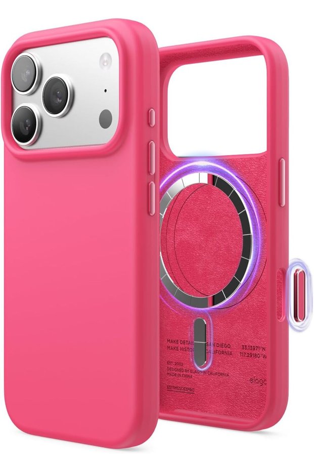Mag Liquid Silicone for iPhone 17 Pro case cover [Camera Control ] MagSafe compatible