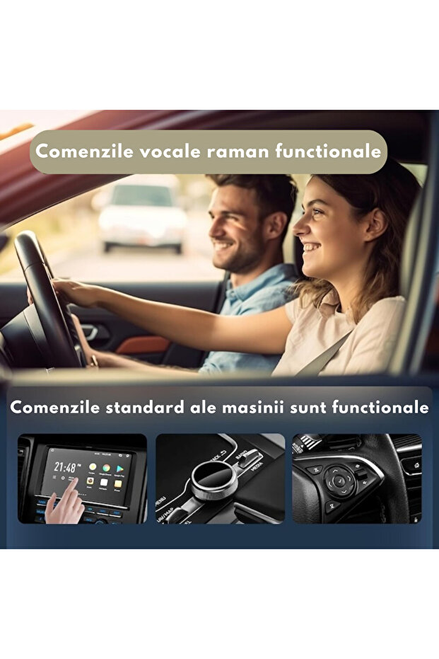 CarPlay & Android Auto Wireless Adapter – Universal USB Android & IOS Auto Compatibility, Wireless - 5