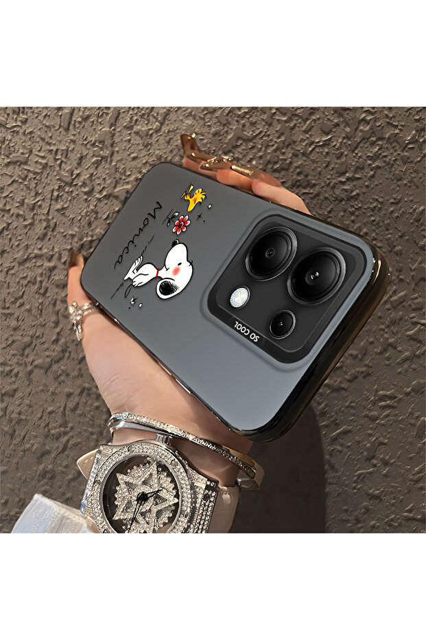 غطاء سيليكون نحيف مقاوم للصدمات بنمط مونيكا متوافق مع هاتف Redmi Note 14S - 3