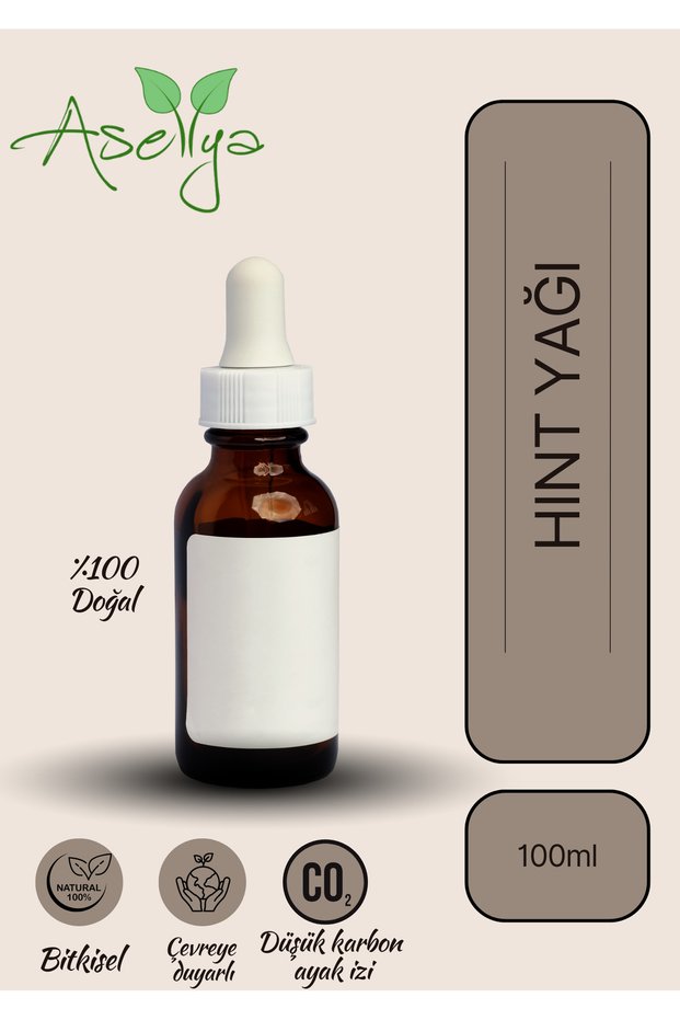 Castor Oil 100 ml – Pure Natural Herbal Care Oil | Hair, Eyebrows, Eyelashes and Skin Care