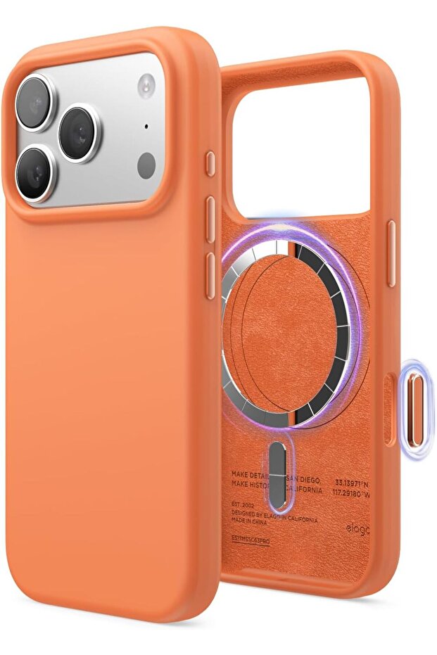 Mag Liquid Silicone for iPhone 17 Pro MAX case cover [Camera Control ] MagSafe compatible