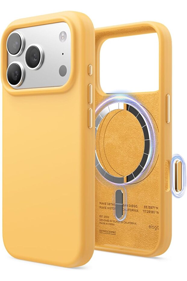 Mag Liquid Silicone for iPhone 17 Pro MAX case cover [Camera Control ] MagSafe compatible