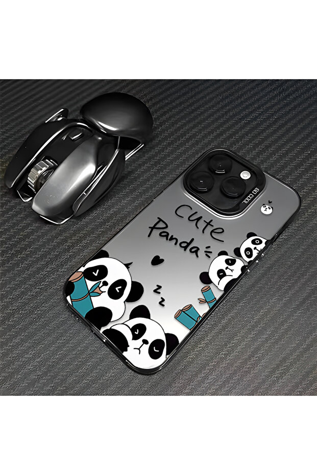 غطاء سيليكون نحيف مقاوم للصدمات بنمط الباندا متوافق مع هاتف Redmi Note 14S - 8
