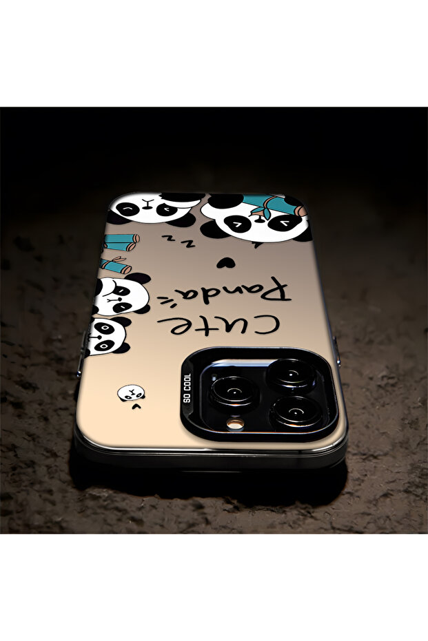 غطاء سيليكون نحيف مقاوم للصدمات بنمط الباندا متوافق مع هاتف Redmi Note 14S - 7