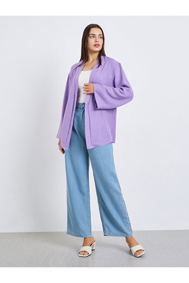 كيمونو نسائي سادة مفتوح من الأمام - 2