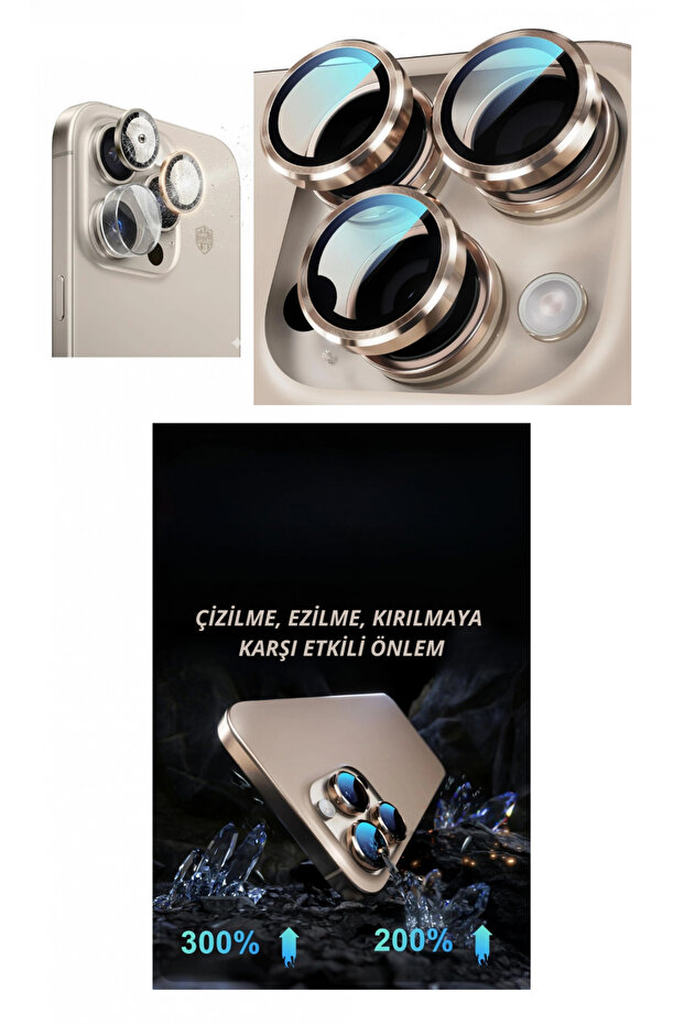 iPhone 16 Pro Camera Lens Protector Natural