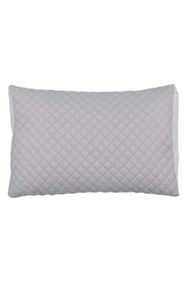 Grey Pillowcase Diamond Pattern 70x50cm - 3
