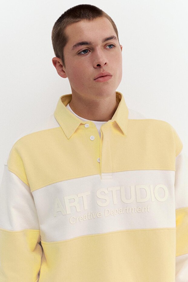 Panelli Art Studio polo yaka tişört - 7