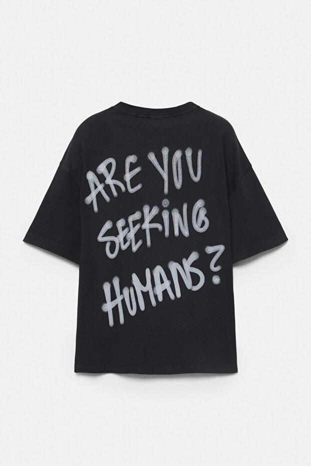 STWD grafik baskılı t-shirt - 8