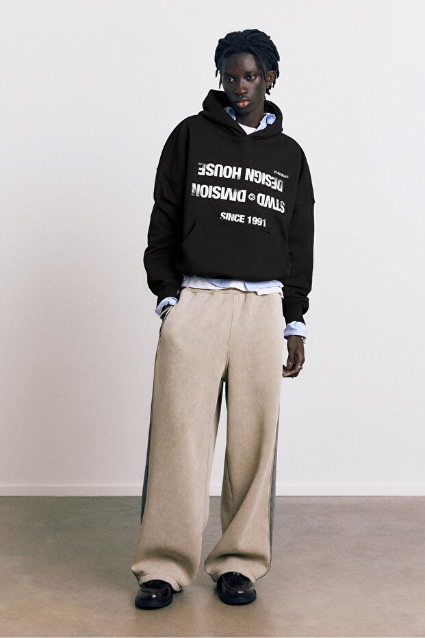 STWD Division kapüşonlu sweatshirt - 1