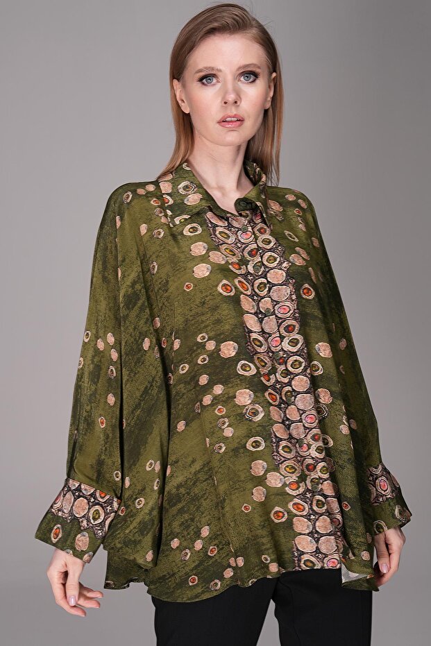 Desenli Bluz - 1