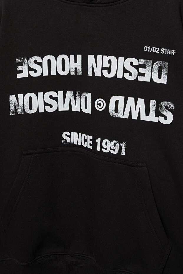 STWD Division kapüşonlu sweatshirt - 7
