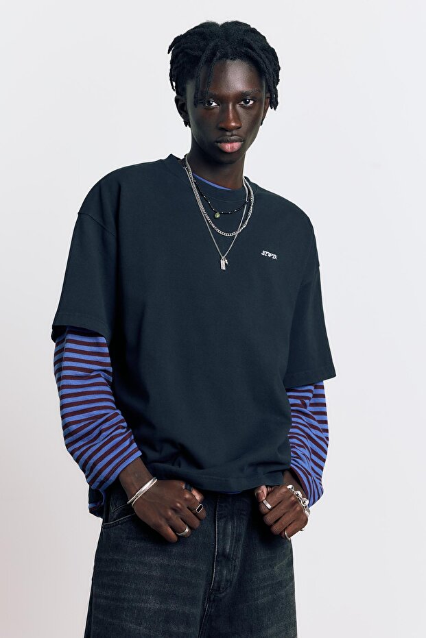 STWD grafik baskılı t-shirt - 2