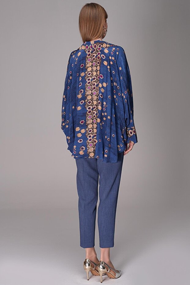Desenli Bluz - 5