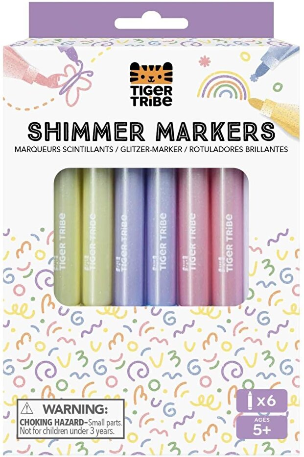 Shimmer Markers | Non-toxic | Quick-drying