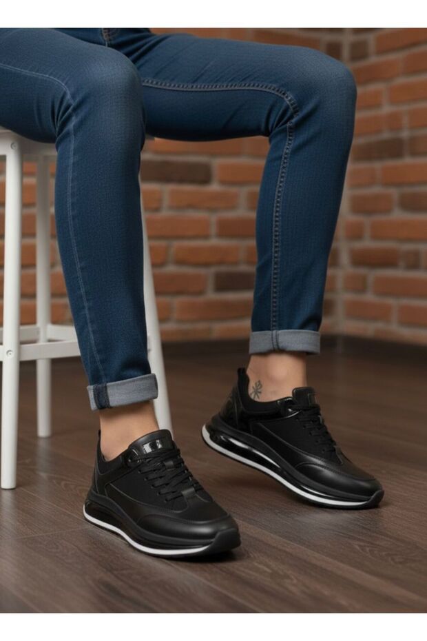 100% Genuine Leather Men's Daily Orthopedic Comfortable Sneaker Sports Shoes New Season 40-44