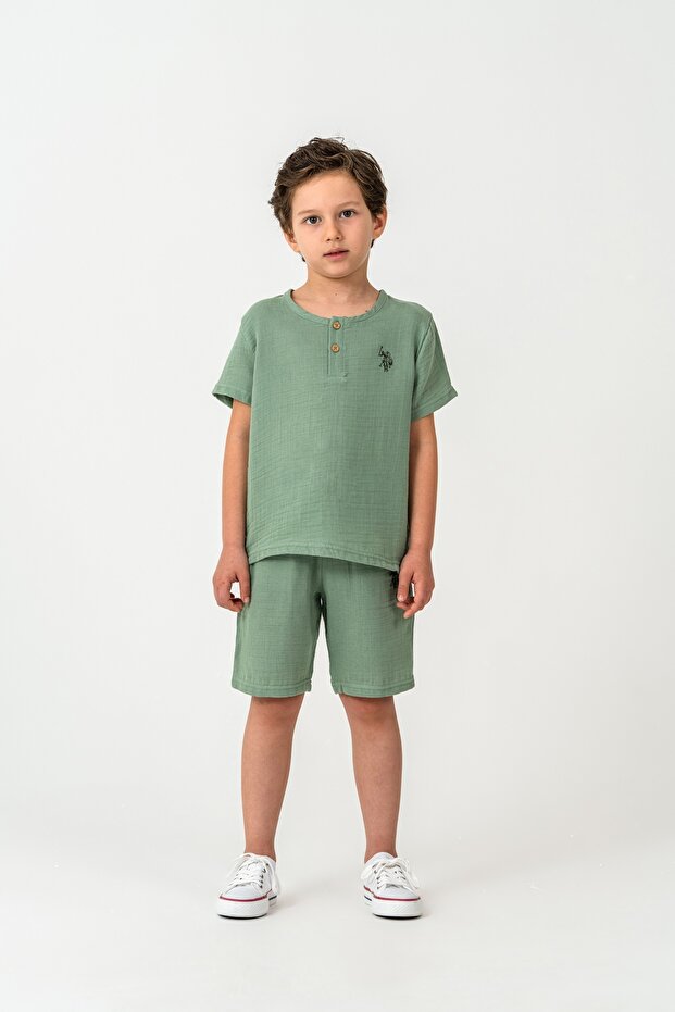 U.S. Polo Assn Licensed Boys' Top and Bottom Set
