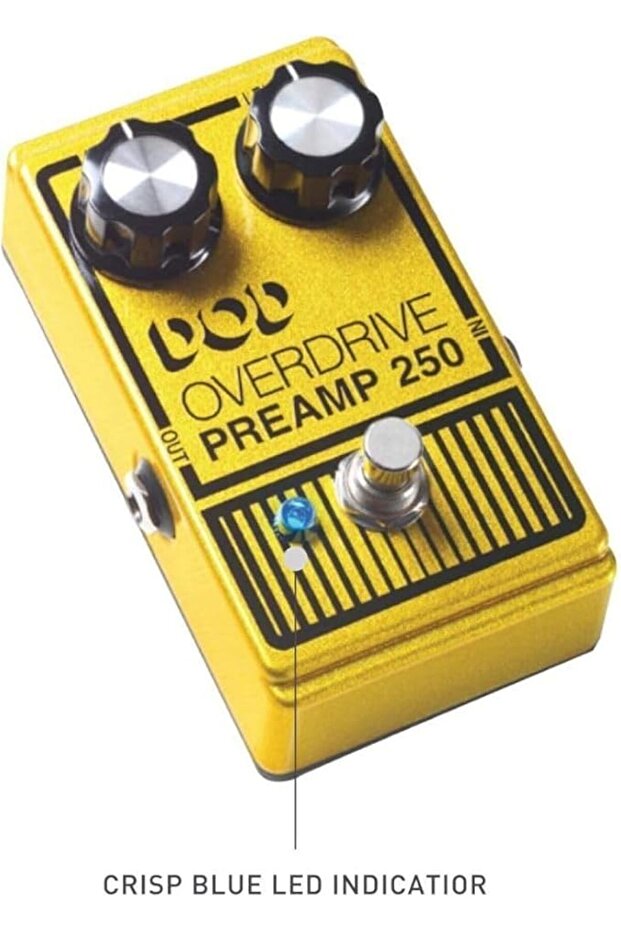 DOD Overdrive Preamp 250 Guitar Effects Pedal